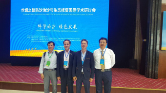 A delegation from UTCAN participated in International Symposium  on Desert Control, China