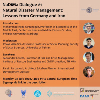 University of Marburg (Germany) and the University of Tehran Webinar