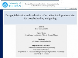 A Dual PhD Degree Student of the University of Tehran and University of Valencia, Spain defended his thesis