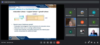 Co-teaching of &quot; Wood Science&quot; class by a professor from Institute Pascal- France  at UTCAN