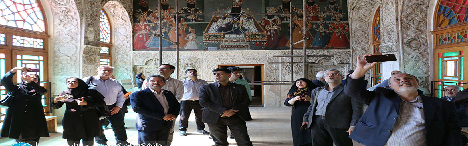 بازدید معاون آموزشی دانشگاه تهران از کاخ موزه سلیمانیه و موزه جانورشناسی دانشکدگان